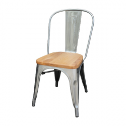 Tolix Sandalye Ahşap (Renk Çeşitleriyle)